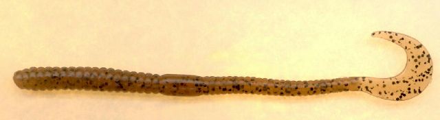 6" CURL TAIL WORM - PLASTIC BAIT