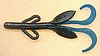(#91) 4" BUSH PIG - BLACK BLUE FLAKE/BLUE TAIL- 10 PER BAG