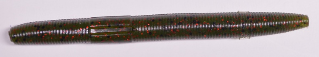 (#50) 5" TRICK STICK - WATERMELON SEED RED FLAKE - 10 PER BAG