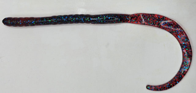 (#63) 10" RIBBON TAIL - PLUM APPLE - 8 PER BAG
