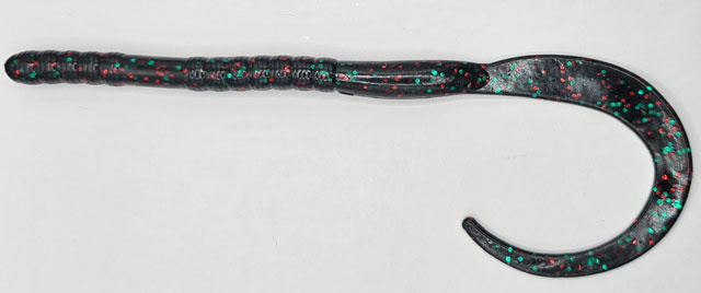 (#64) 10" RIBBON TAIL - BLACK EMERALD - 8 PER BAG